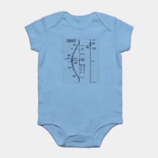 basic recurve bow terminology (archery) Baby Bodysuit